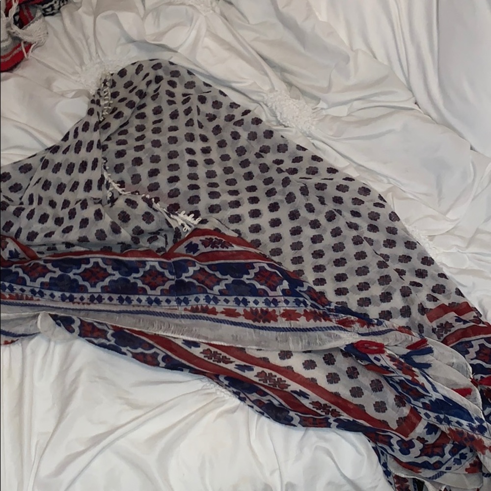 Express Red White & Blue kimono